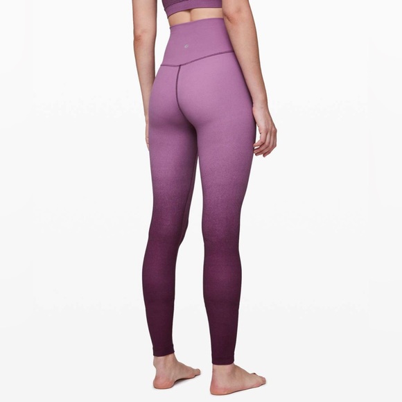Lululemon | Size 4 Purple 28" Spray Ombre Align Pant - Picture 3 of 7